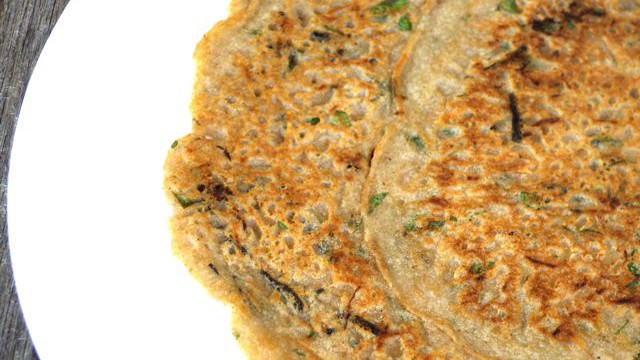 Buchweizen-Gemüse-Pfannekuchen